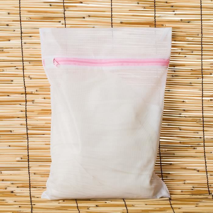 3 Filets à Linge Réutilisables Avec Fermeture éclair - Protection Optimale Pour Soutiens-gorge Et Lingerie