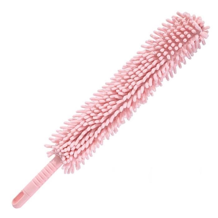 Brosse à Poussière Télescopique Flexible - Manche Rétractable Avec Poignée Longue - Pour Nettoyer Les Endroits Inaccessibles - Neuf