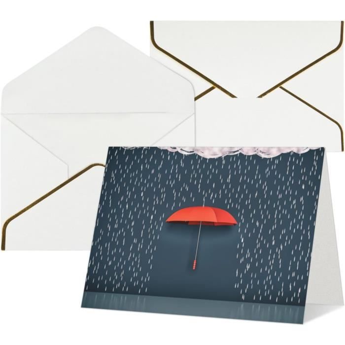 20 Cartes Vierges Tenare Motif Eucalyptus - Avec Enveloppes Et Marqueur, 14.8x10.5cm