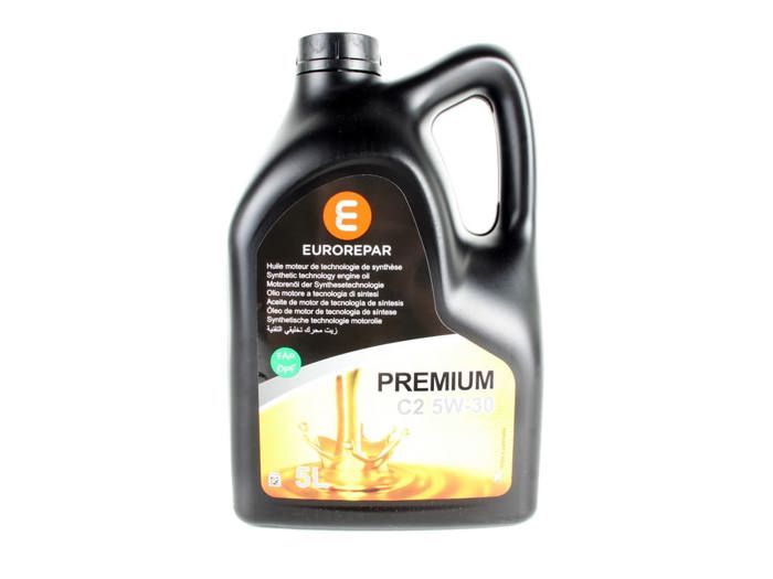 Huile Moteur EUROREPAR PREMIUM C2 5W30 5 Litres Citroen Fiat Opel ...