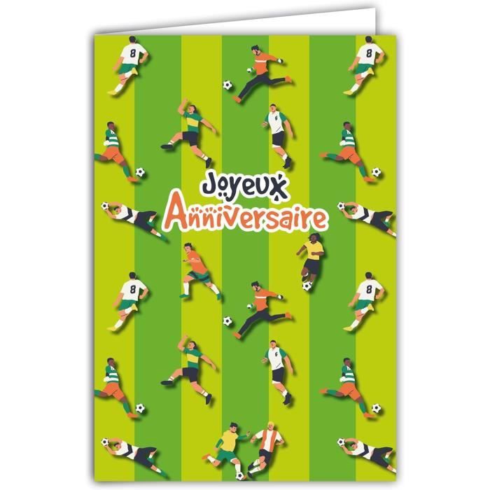 Toile De Fond Anniversaire Football 2,1x1,5m - Décoration Fête, Terrain Vert, Idéal Pour Photos Et Décoration Murale - 7