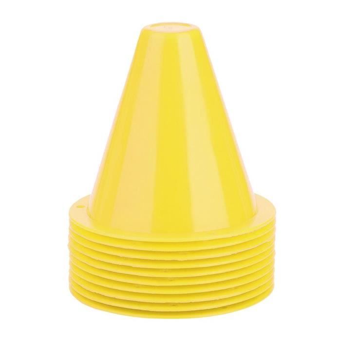 10pcs Barri/ères de Football Football Basketball Driving Cones de Formation Marqueur de Sport en Plastique Zwindy C/ônes de Formation de Football en Plastique