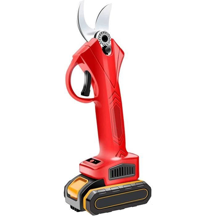 Sécateur Électrique Sans Fil 50mm - Moteur Brushless 800W - 2 Batteries 2Ah