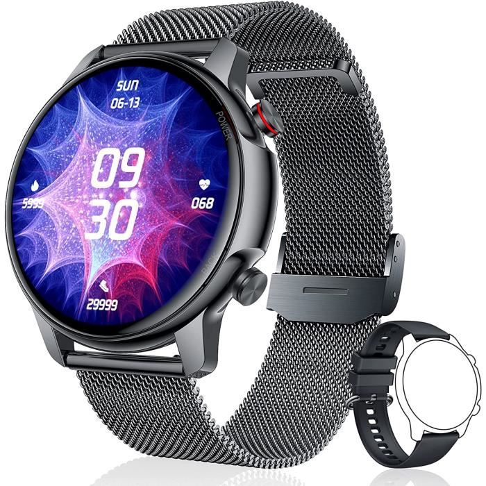 Montre Connectée Femme Homme,Smartwatch IP68 Etanche,1.69 Pouces