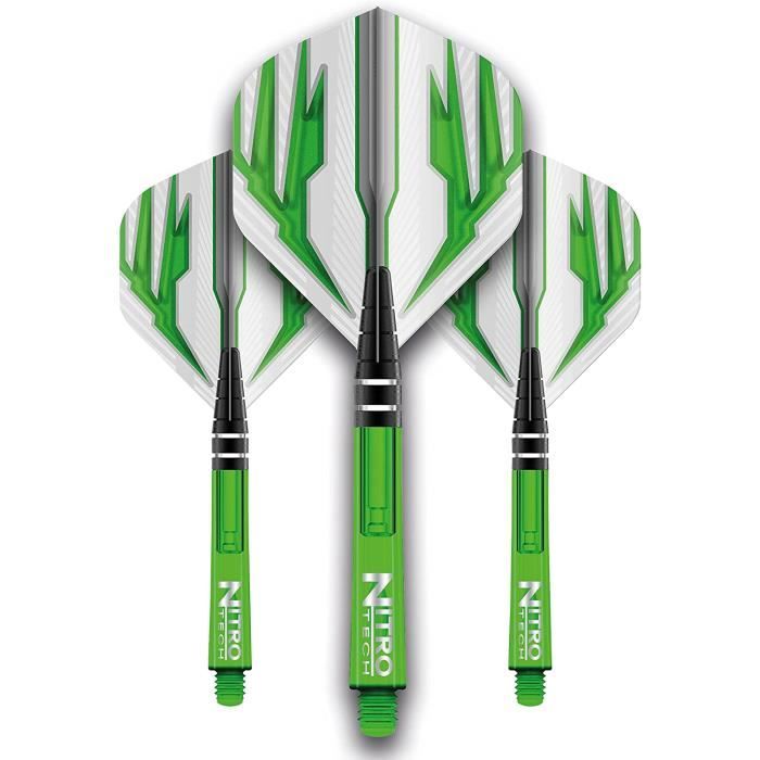 RED DRAGON Dart Flight And Stems Combo Arc En Ciel - 4 Séries De