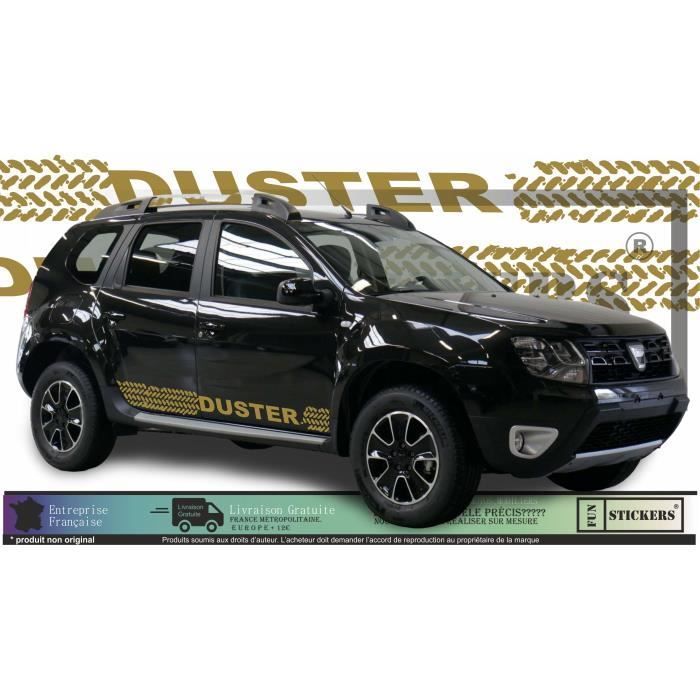 dacia duster - OR - kit bandes bas de caisses trace pneu - Tuning Sticker Autocollant Graphic Decals