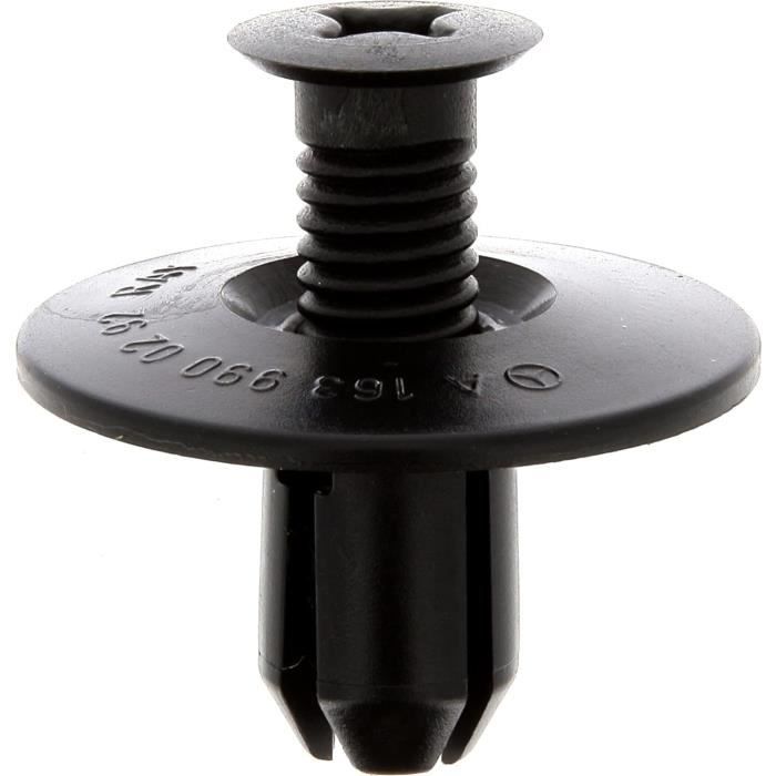 50 Rivets Plastique 6mm - Clips De Fixation Auto/Moto - Pour Carénage, Pare-chocs, Garniture