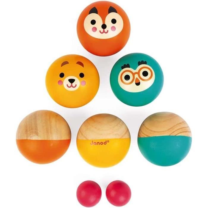 Lot De 3 Cochonnets De Pétanque En Bois Poli THE REPLICANT - Avec Message Personnalisé - Pour Jeux Conviviaux