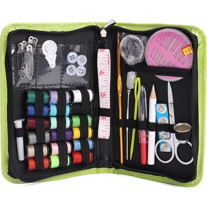 1Pcs Sac Couture Bobine Fil Set Kit Mercerie Enfile Aiguille Enfile Voyage FR