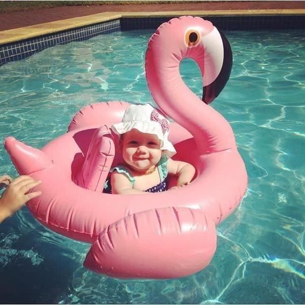 Flamant Rose Bouee Gonflable Pour Bebe En Piscine Cdiscount Jeux Jouets