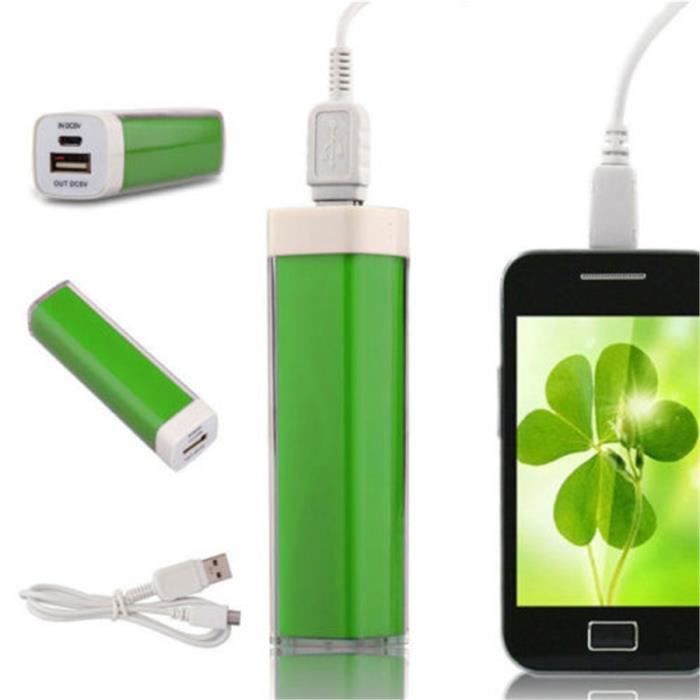 2600mAh BackUp USB Portable Chargeur de batterie externe Power Bank