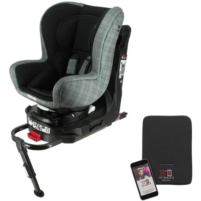 Siege auto isofix pivotant avec jambe de force clearance