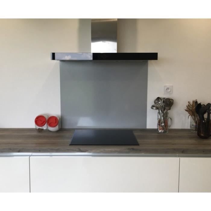 Credence Gris Metallic H 70 Cm X L 70 Cm Fond De Hotte Ral 9006 Achat Vente Credence Credence Gris Metallic H 70 Cdiscount