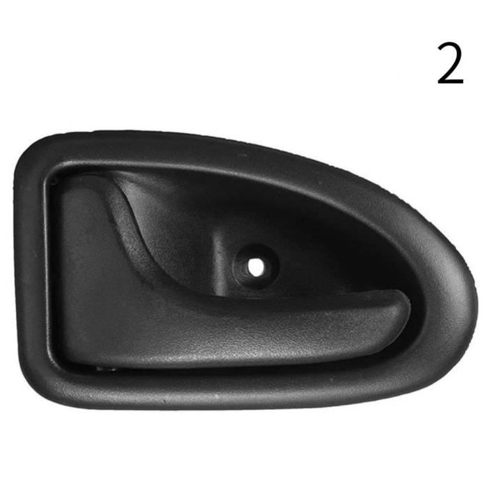 Poignée De Porte Intérieure Droite Renault Clio 3 - Noir Chromé, Neuf, Compatible Clio 3