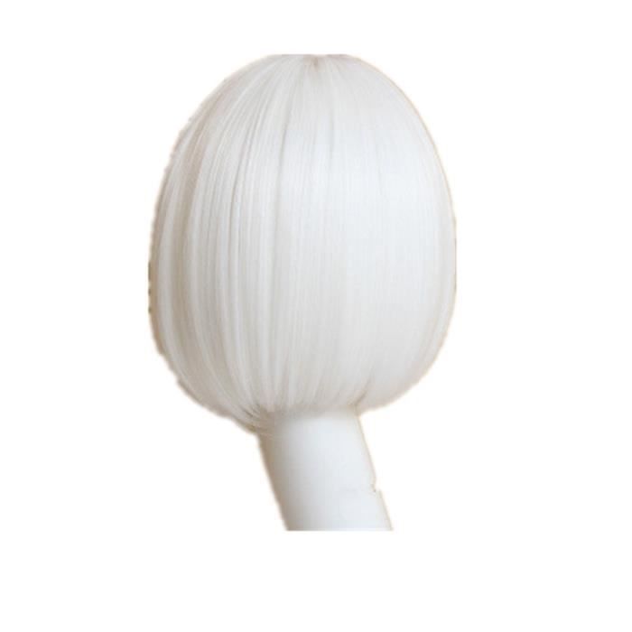 4-30HL - perruque synthétique pour hommes, cheveux courts, argent