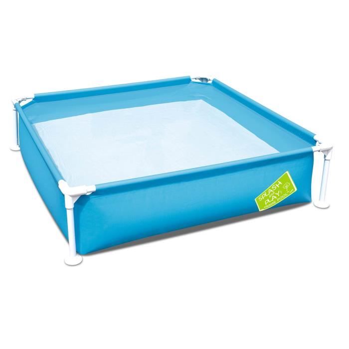 Piscine bestway avec cadre en acier 122x122x305 cm - vue 1