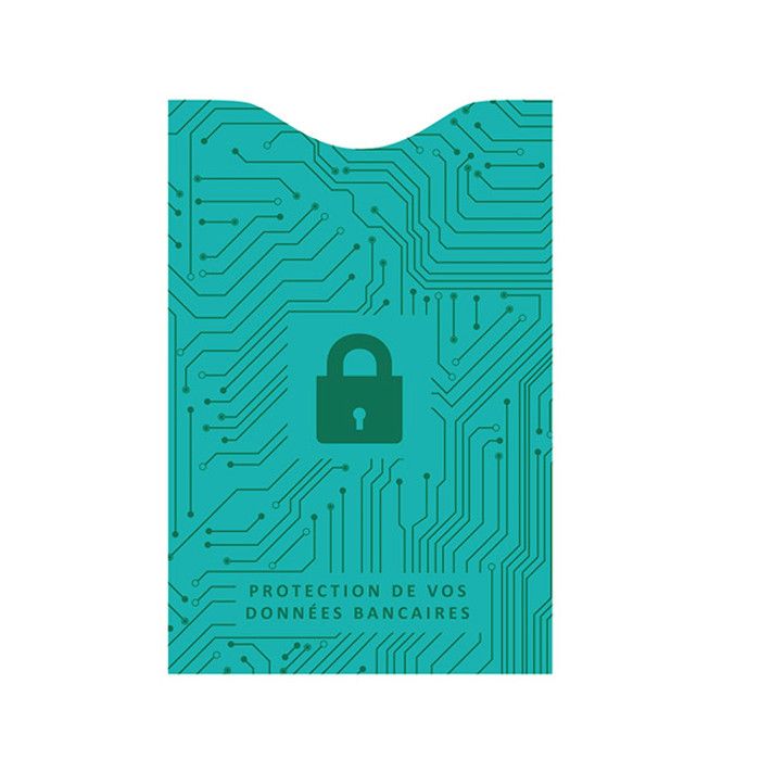 Protège Carte de Crédit - Anti Piratage - Couleur au Choix - Sécurisé - Mixte - Adulte