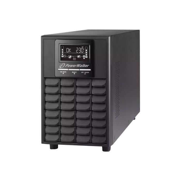 Onduleur PowerWalker VFI 1000 CG PF1 – 1000 Watt – 1000 VA – RS-232 USB – 4 sorties