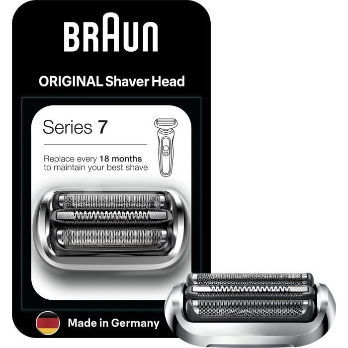 Tête de rasoir - BRAUN - Cassette Keypart Series 7 73S KP - Argent