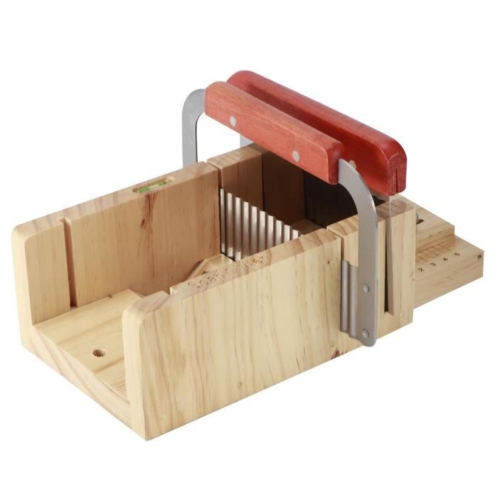 Nicole Soap Cutter - Boîte De Coupe Savon Réglable Multifonction Avec Lames Inox