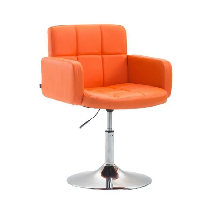 fauteuil lounge los angeles - clp - orange - intérieur - 1 place - elégance - chic - adulte - a monter soi-même