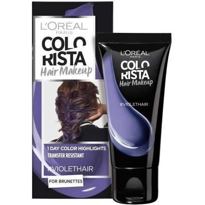 L'OREAL PARIS COLORISTA Maquillage pour cheveux Hair Makeup 16 - 30 ml -  Violet - Cdiscount Au quotidien