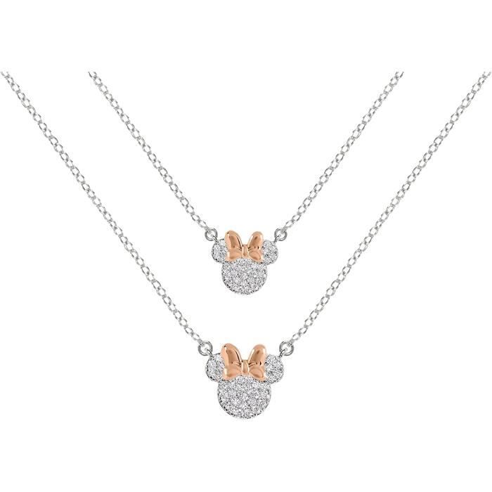 Parure Bijoux Femme Mariage Parure Bijoux Noces Clearine - Collier Réglable + Boucles D'Oreilles + Bracelet Zirconium - Argenté Collier Mariage Femme