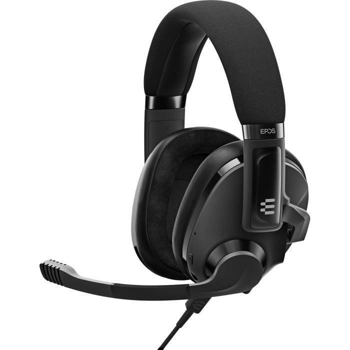 Epos Casque de jeu sans fil hybride Epos H3 avec acoustique fermA�e Black
