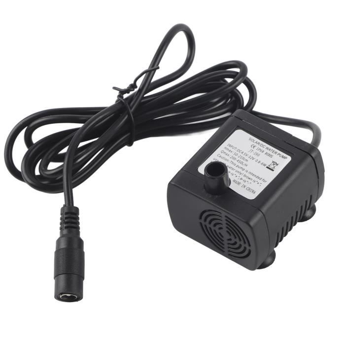 Pompe Submersible 12V 20W 800L/h - Pour Fontaine, Aquarium, Hydroponie - Silencieuse Et Économique - 7