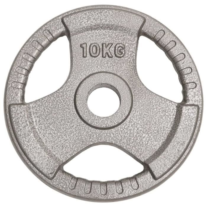 Lot De 2 Plaques De Poids Pare-chocs Domyos 2 Kg (4 Kg Total) - Musculation