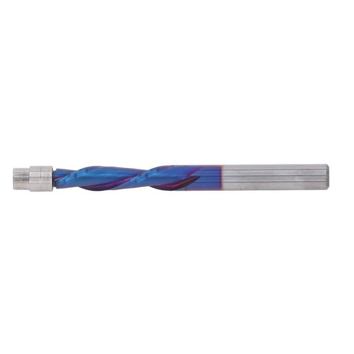 Mèche De Toupie Affleurante En Carbure – Tige 1/4 Pouce, Avec Roulement, Pour Bois Et Dérivés - 8