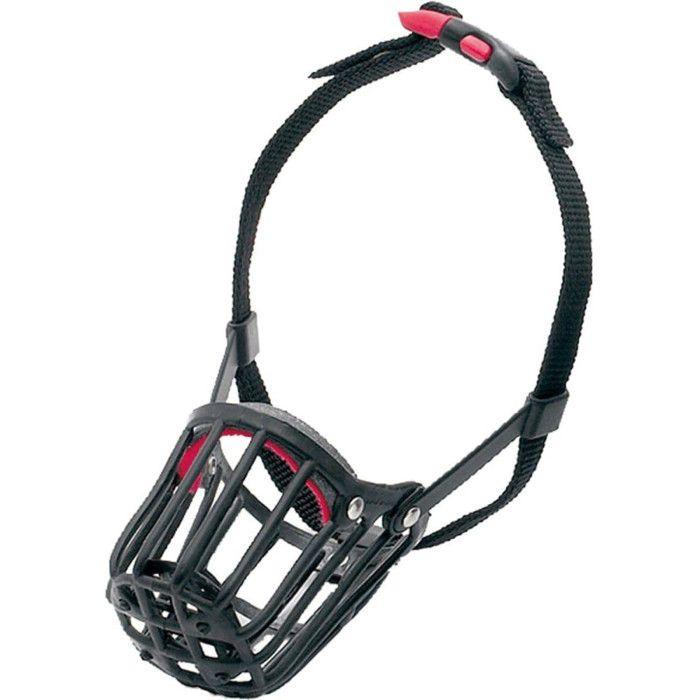 Comparer les prix de Flamingo - Muselière SILAS M noir 28 cm 36-47 cm. pour chien.