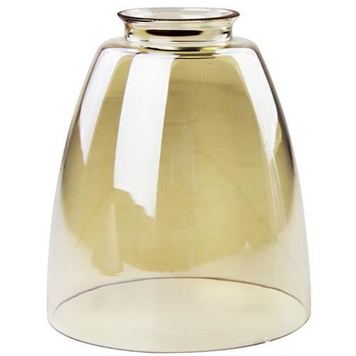 Abat-jour Globe En Verre Ambré 150 Mm - Pour Suspension, Lampe G9, Décoration Salon, Chambre, Bureau - Remplacement Luminaire