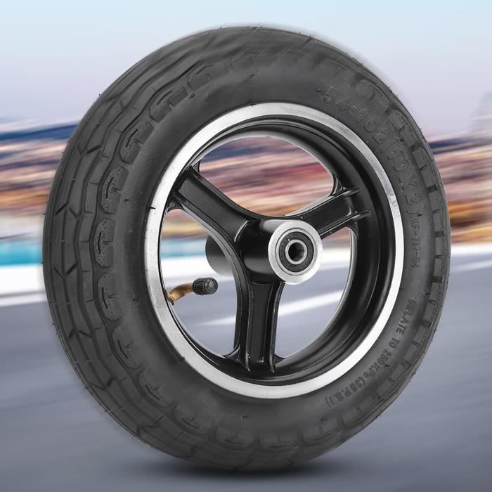Pneu De Scooter électrique 10 Pouces Avec Chambre à Air – Dimensions 10x3 Pouces, Caoutchouc Gonflable, Remplacement
