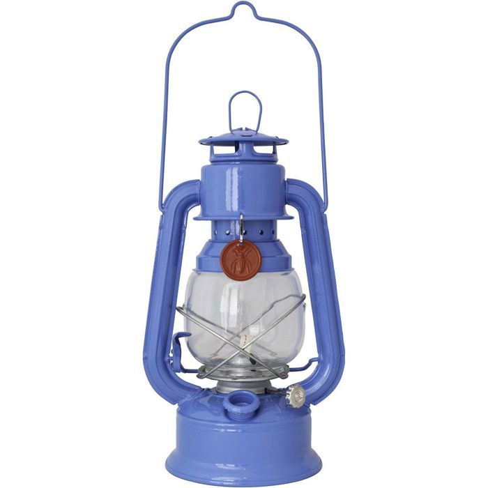 Lampe - GUILLOUARD - Acier galvanisé - Verre - Bleu ciel - 15 5 x 33 5 cm