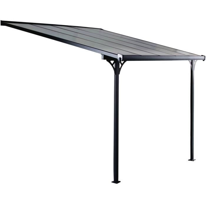 pergola de jardin lucia 3 05 x 3 14 x 2 40 2 85 m cdiscount jardin