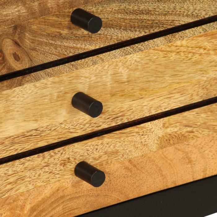 Meuble Tv Bois Massif De Manguier 120 X 30 X 40 Cm - YAJIASHENG