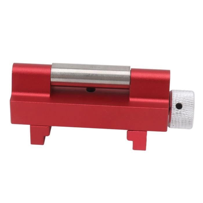 Saker Guide D’Affûtage Amélioré Excentrique – Pour Ciseaux, Burins & Lames Rabot 0,5-6,5 Cm Rouge