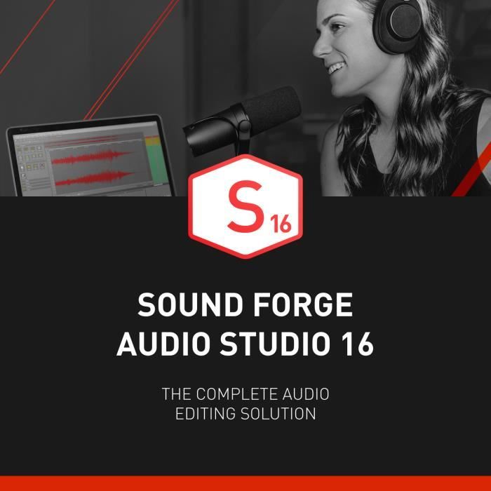 SOUND FORGE Audio Studio 16 (Version Téléchargement)