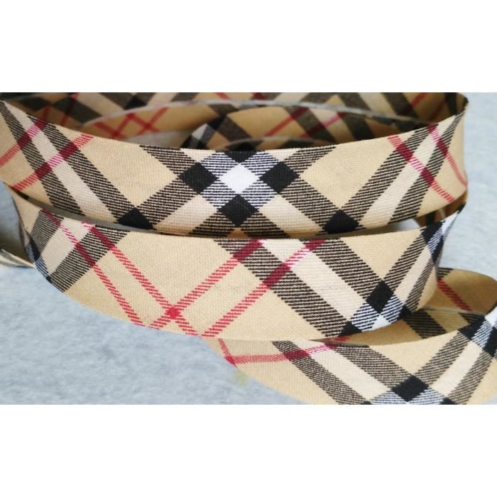 Ruban De Biais Oxford 4 Cm X 12 M - 100% Coton, Uni, Pour Masques, Couture, Bordure, Couleur Ivoire