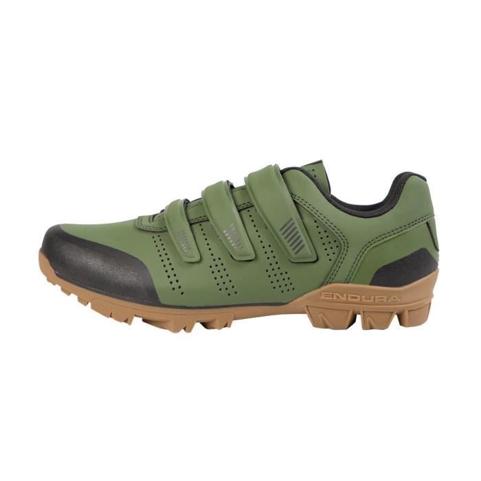 Chaussures VTT Homme Hummvee XC - Olive Green - Respirant - Cycle - Montagne