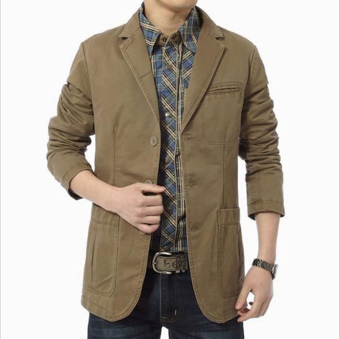 Veste costume 2025 decontracte homme