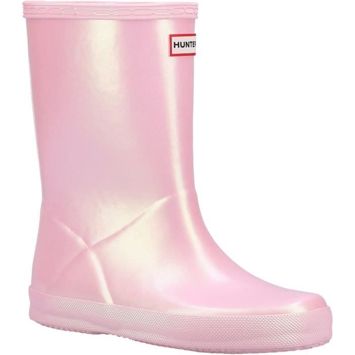 Bottes de pluie FIRST HUNTER Coupe reguliere Rose vif Artisanal Cdiscount Chaussures