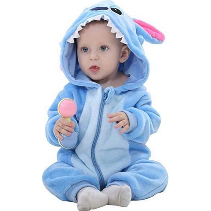 Animal Pyjama Bebe Fille Garcons Combinaison Enfant Hiver Chaud Deguisements Noel Halloween Fete Bleu Cdiscount Pret A Porter