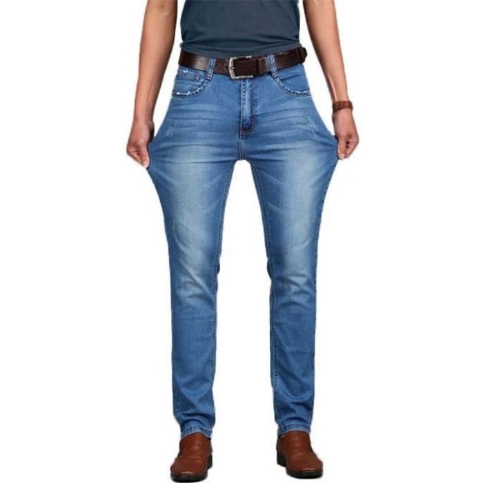 Taille store jean homme