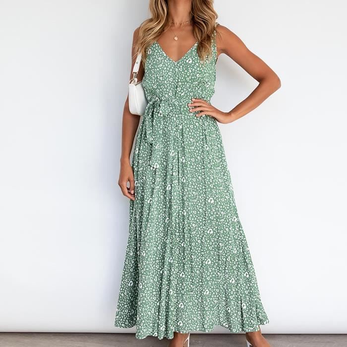 Robe rouge à fleurs, Divided, taille 36 (D'occasion) à Posieux pour CHF
