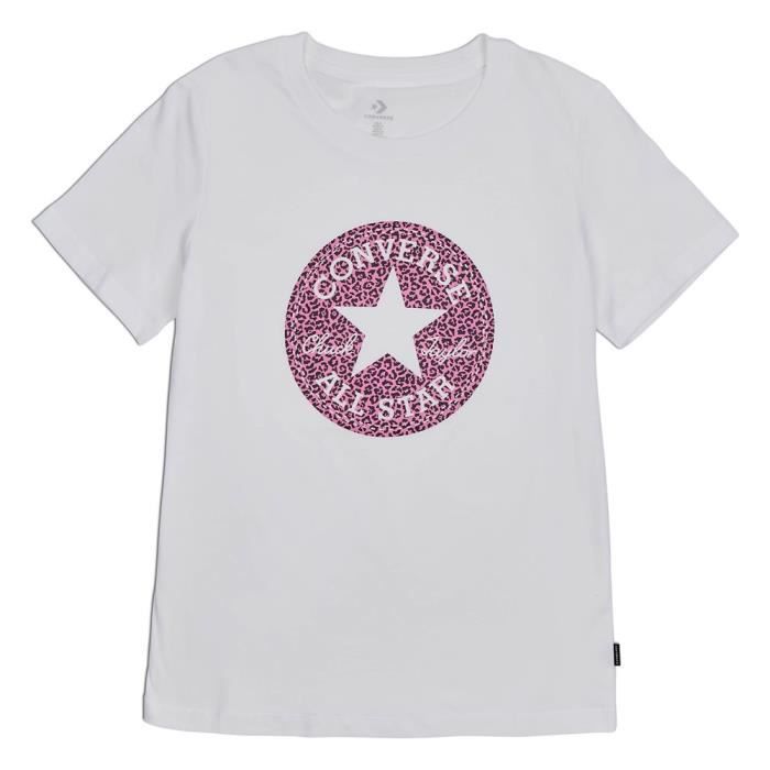 T-shirt converse new arrivals blanc femme
