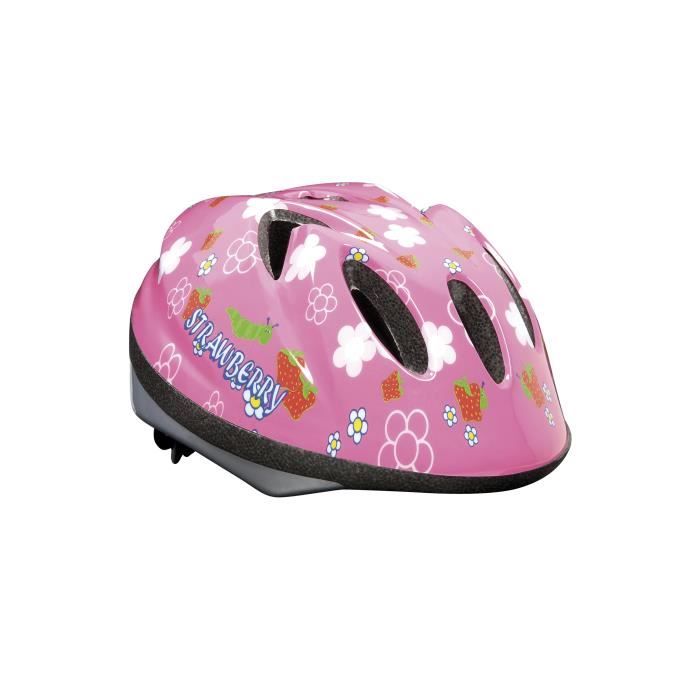 Casque VTT enfant fille Massi rose 52 56 Plastique Cdiscount Sport