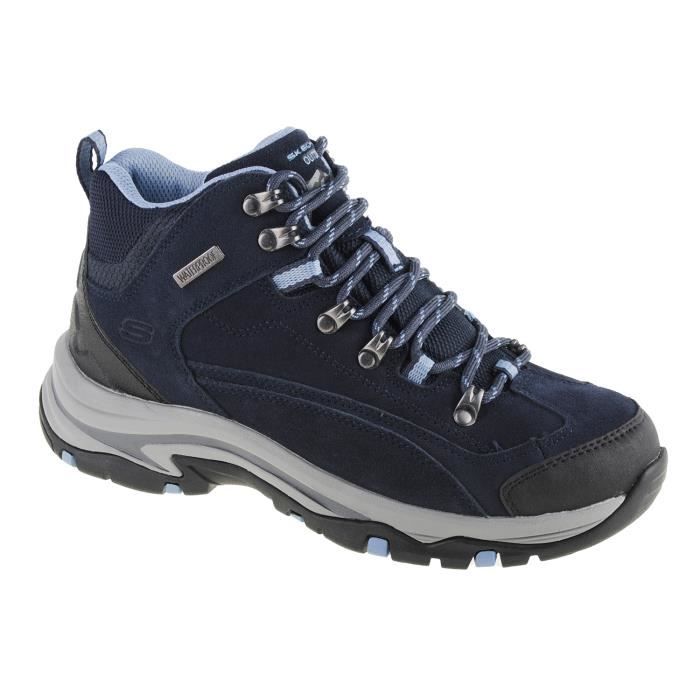 Skechers Trego-Alpine Trail 167004-NVGY, Femme, Bleu marine, chaussures randonnée