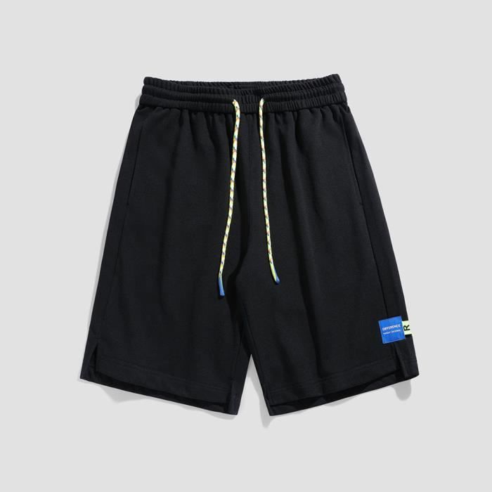 Short De Sport Hylete - Taille S Homme - Noir Avec Détails Jaunes - Taille élastique - Neuf Avec étiquette